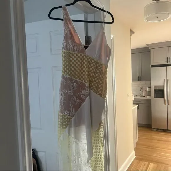 Majorelle Janis Maxi Dress in Ivory & Pale Yellow - joarbit.com